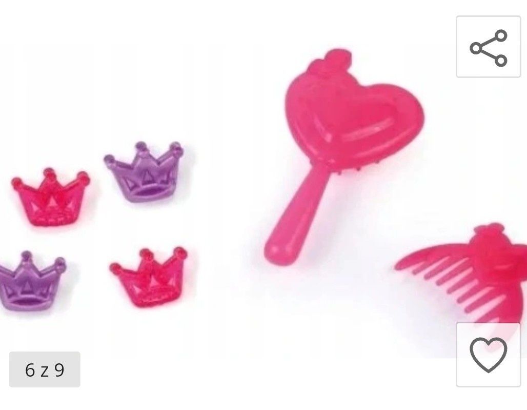 Głowa do stylizacji i czesania fryzur z akcesoriami BAYER 21 cm