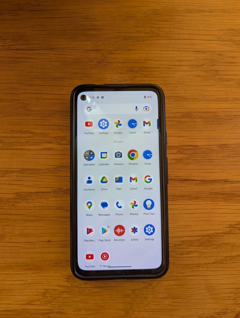 Google Pixel 4a (128GB) w bardzo dobrym stanie + akcesoria
