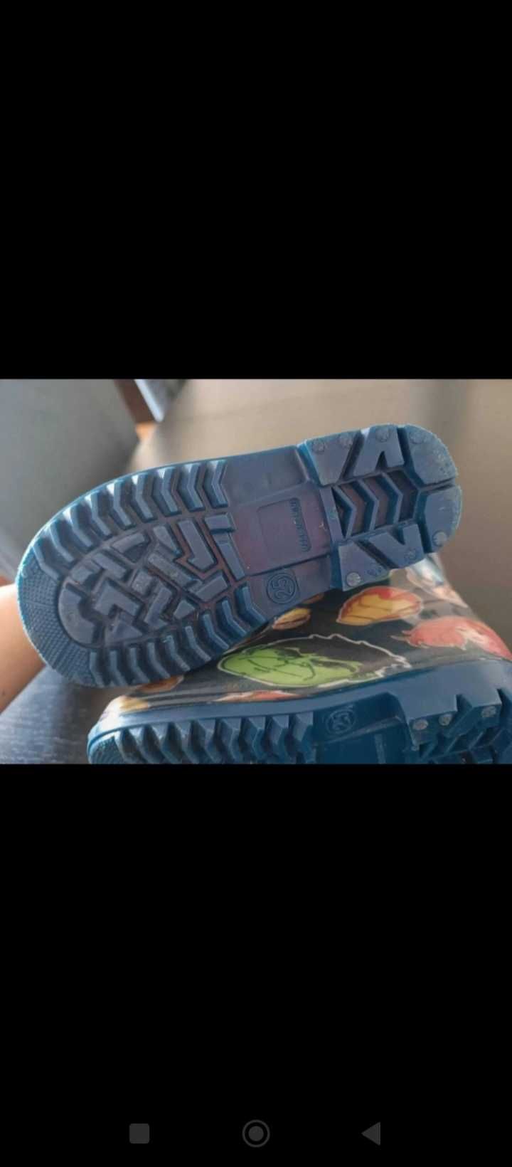 Bota criança para chuva