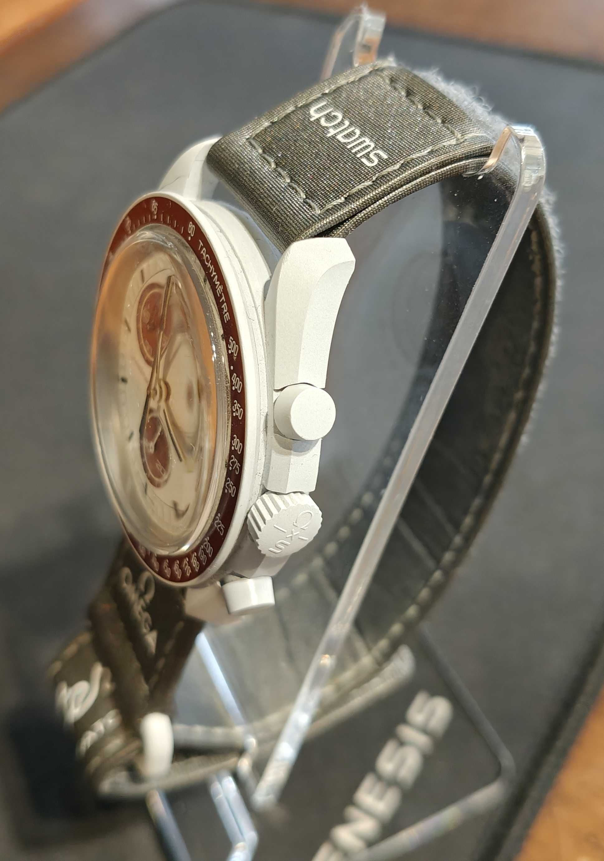 Zegarek OMEGA x SWATCH Mission To Pluto/ SO33M101/ Stan BDB/ Warto!
