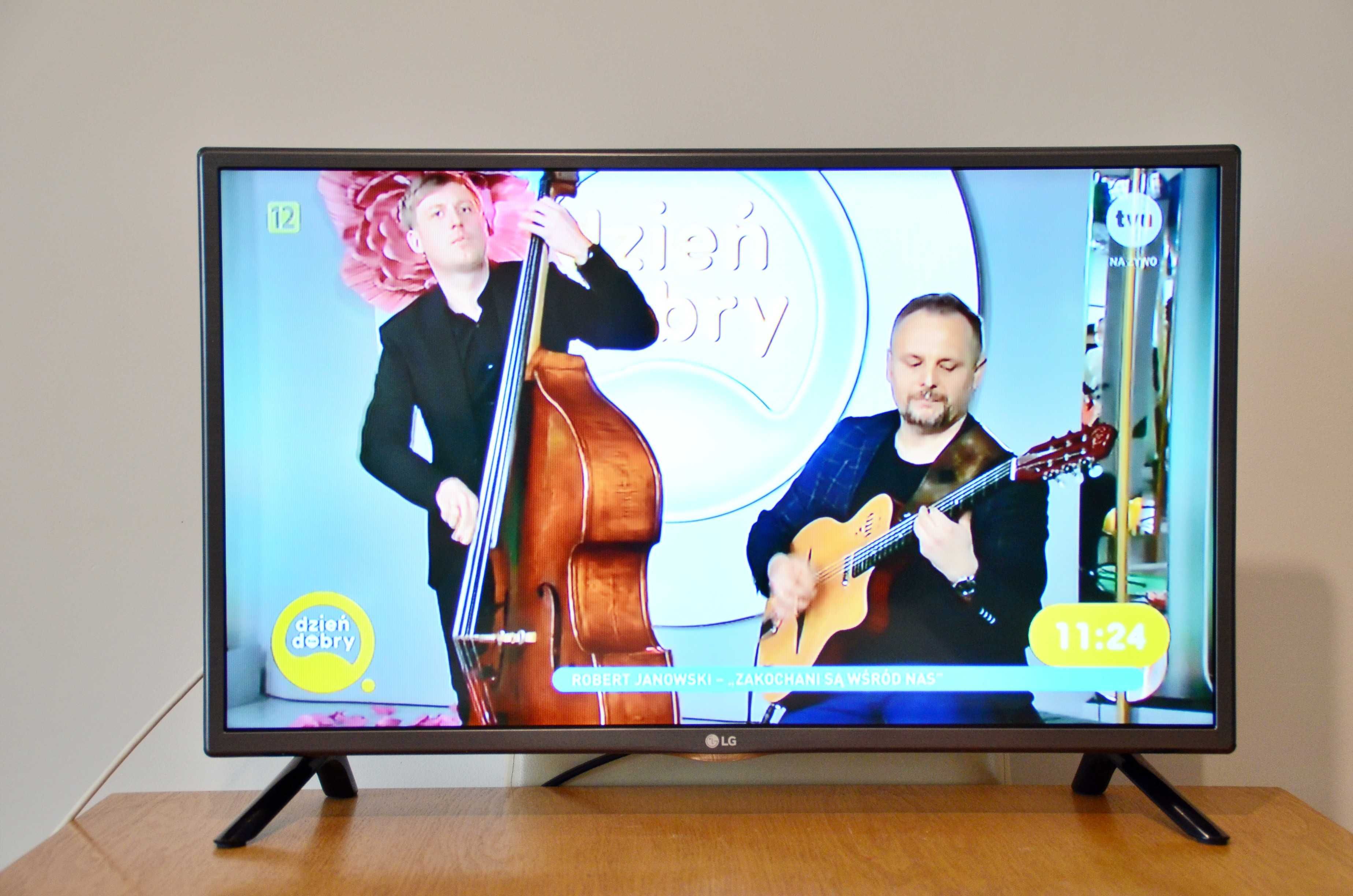 Telewizor "LG" 32 cale, smartTV, wi-fi, DVB-T2 HEVC, internet, Netflix