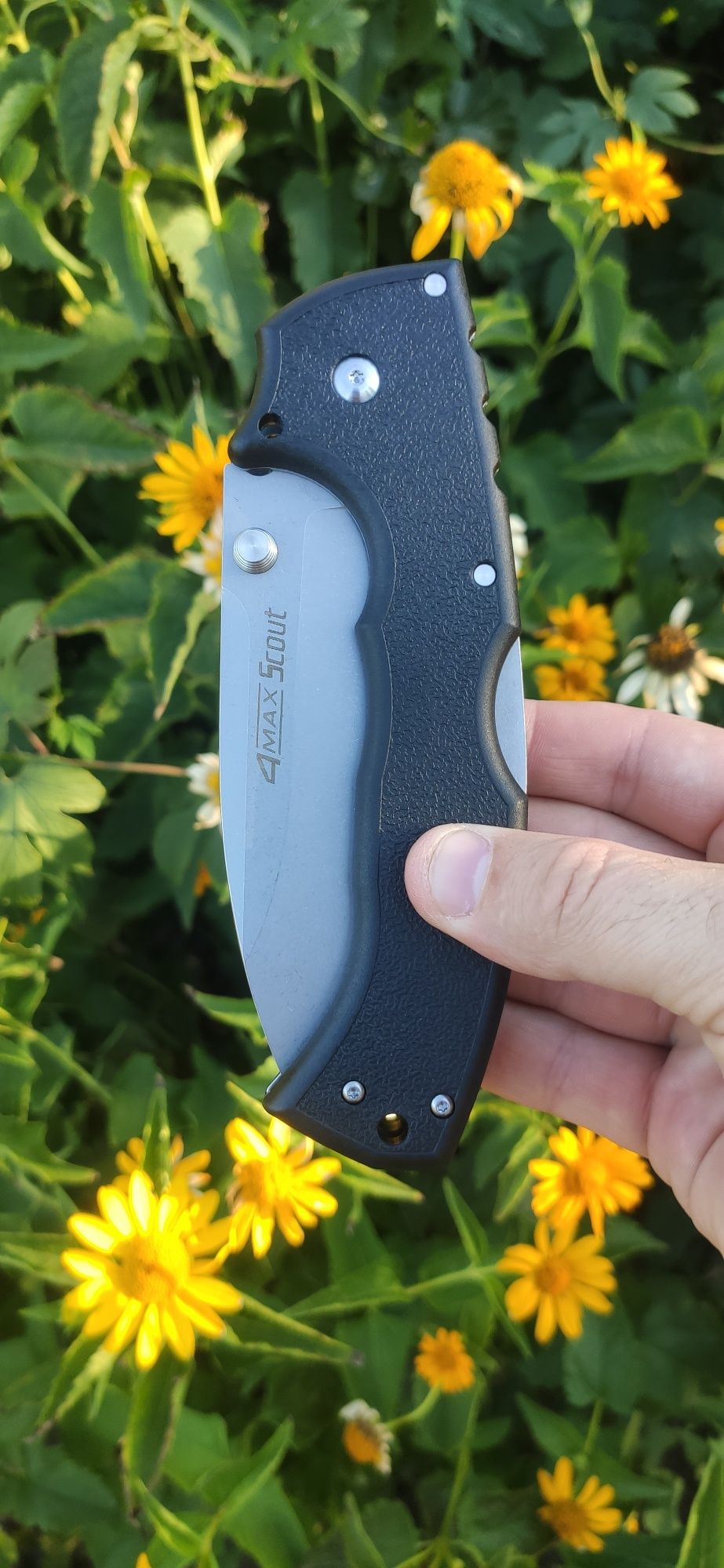 Cold Steel 4-Max Scout, карманный ломик со сталью клинка AUS-10