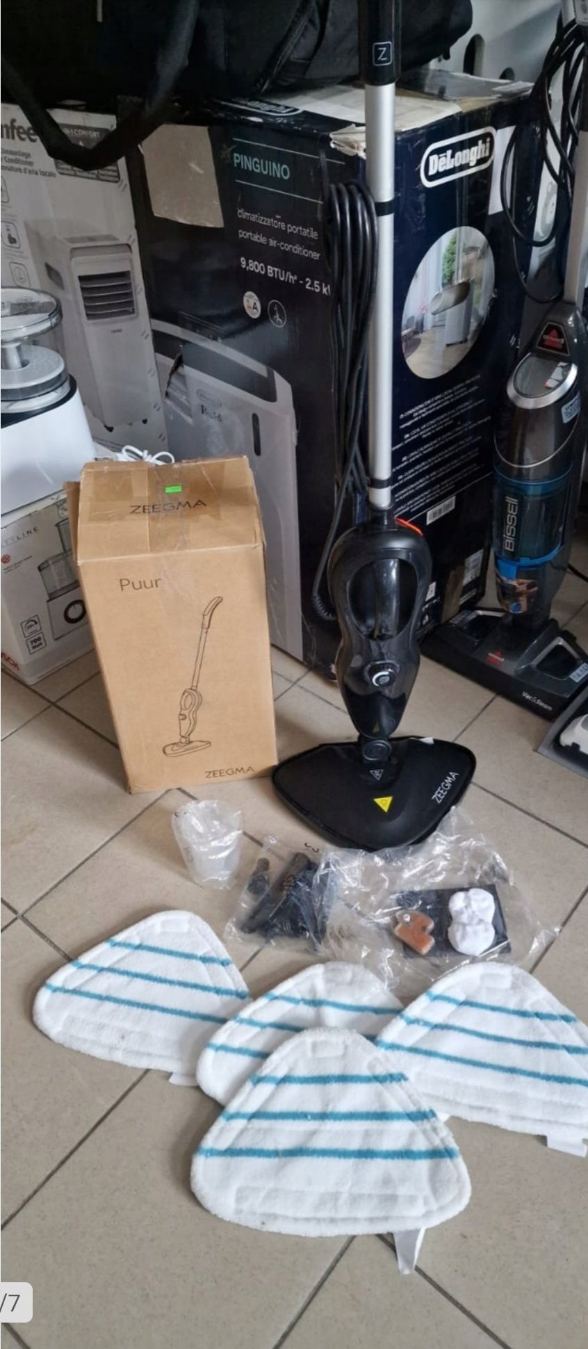 Mop parowy Zeegma 1500 W / 370 ml