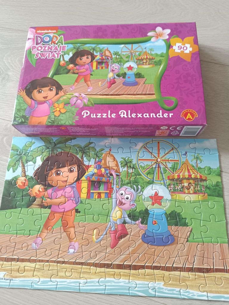 Puzzle Aleksander Dora Poznaje Świat 90