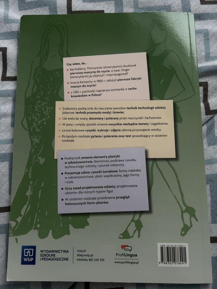 Podstawy projektowania odzieży WSiP