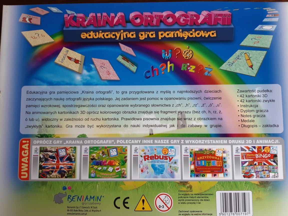 Gra planszowa Kraina Ortografii