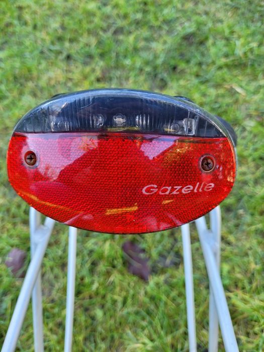 2x bagażnik Gazelle + lampy