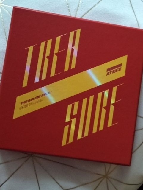 Z kartami ATEEZ treasure EP.3 one to all album płyta CD kpop