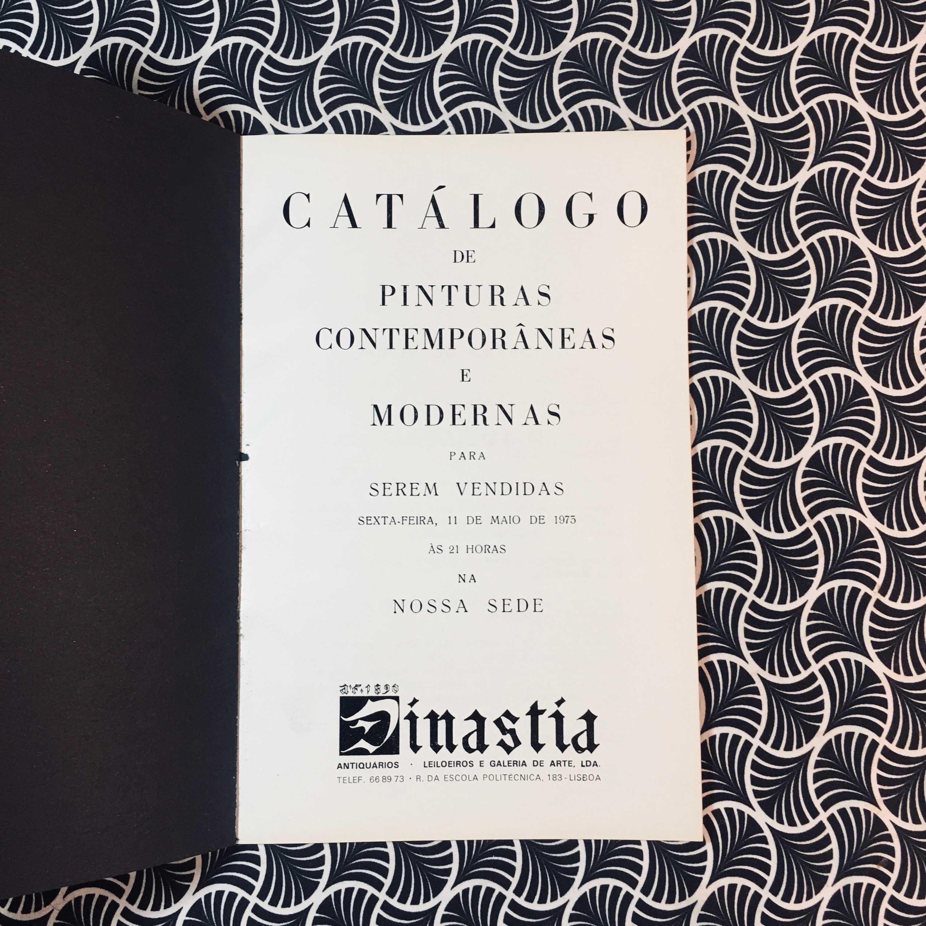 Catálogo de Pinturas Contemporâneas e Modernas  -Mai. 1973