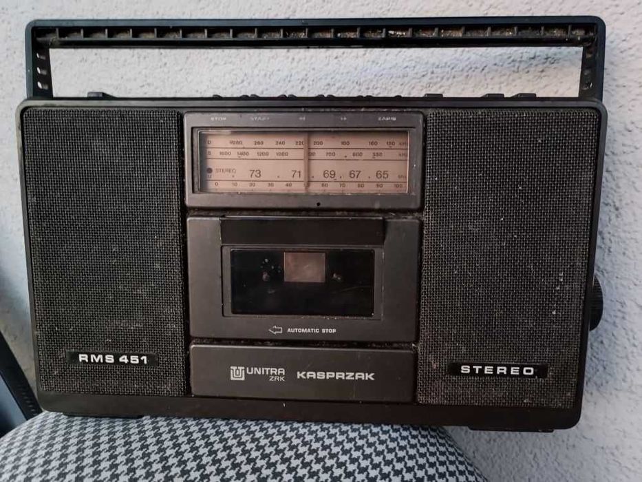 Radiomagnetofon Unitra Kaprzak RMS451 Stereo PRL