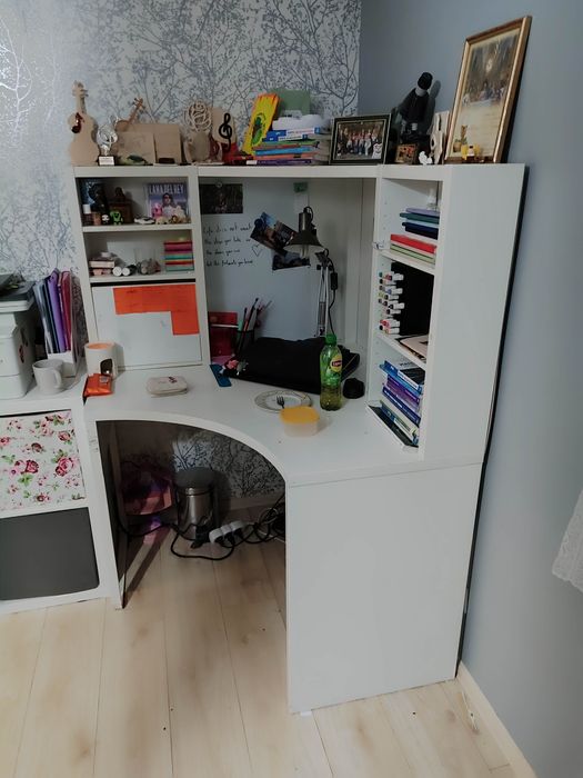 Szafa komoda biurko meble jasne komplet szafka nocna