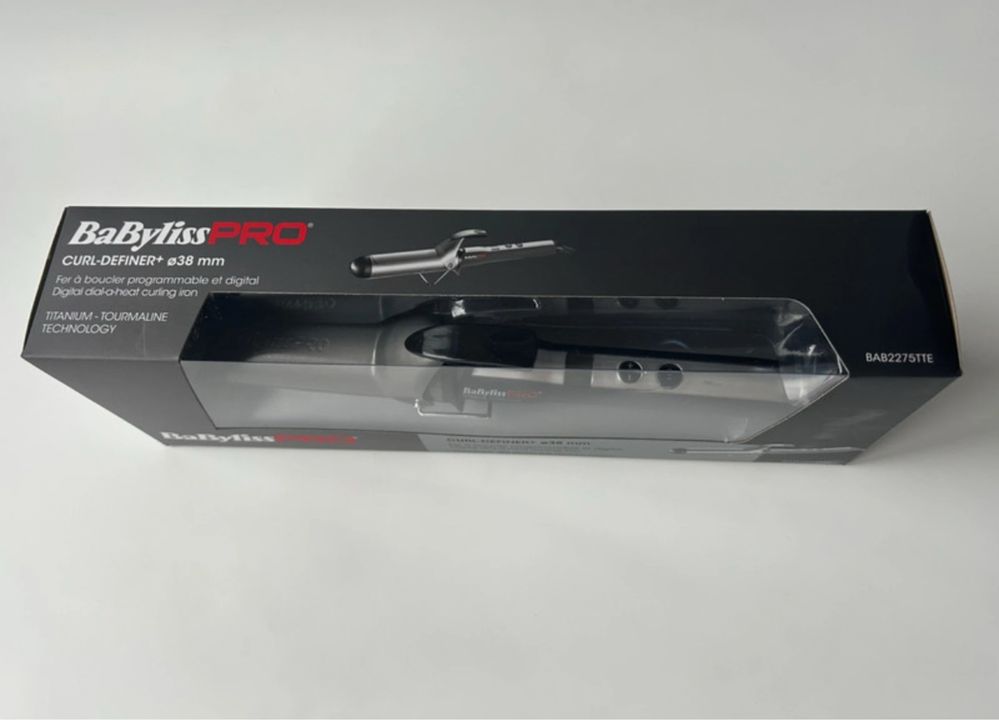 BaByliss nowa lokówka do włosów turmalinowa tytanowa 38mm