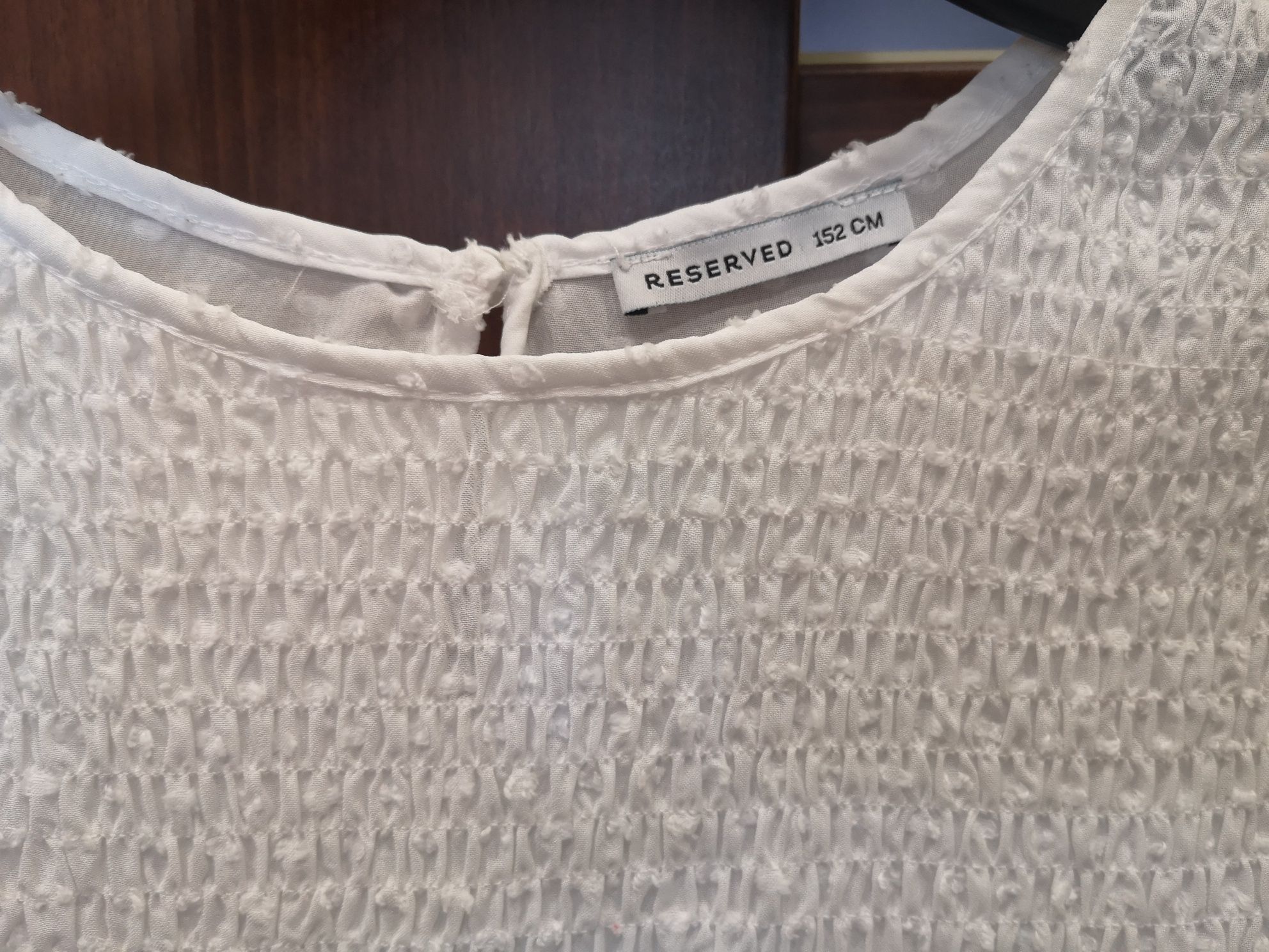 Bluzka biała Reserved r. 152.
