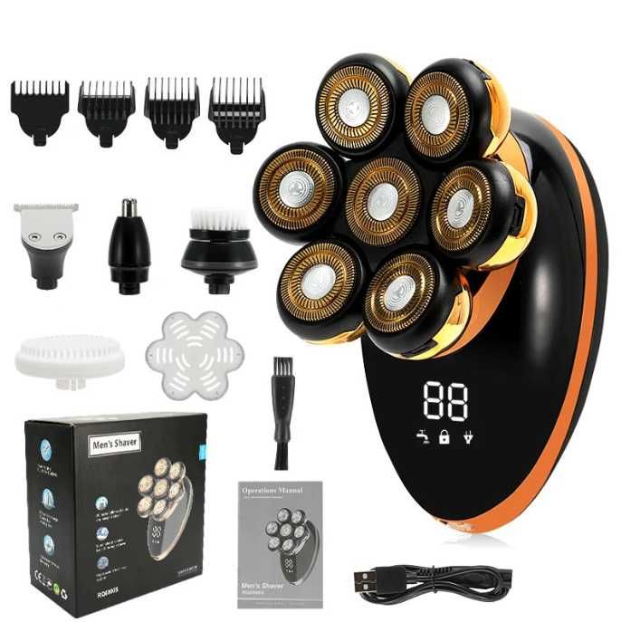 Kit Barbeador/Massageador multifunção com acessórios ENVIO GRÁTIS NOVO