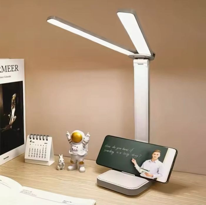 Настольная аккумуляторная Led лампа с аккумулятором 4000 mah!!