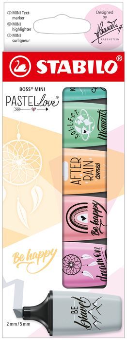 outlet zakreślacz różne kolory stabilo 5 sztuk różne kolory