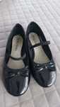 Baleriny 35 lakierkowane czarne