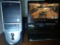 грати недорого.4 ядра 8гб відеокарта 1 GB на 5 пам'яті WOT на середніх