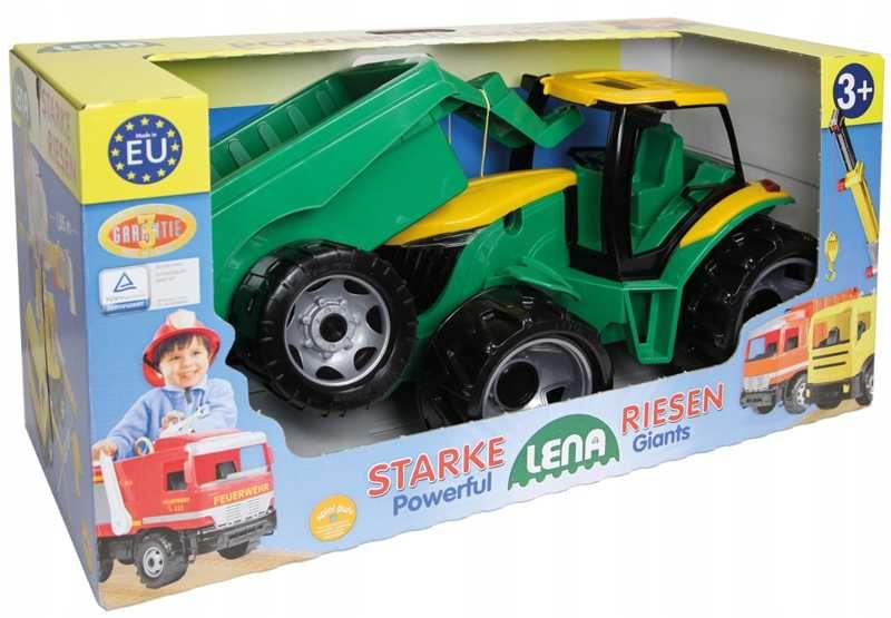 XL Koparka Traktor z przeczepą dla dzieci zabawka na prezent