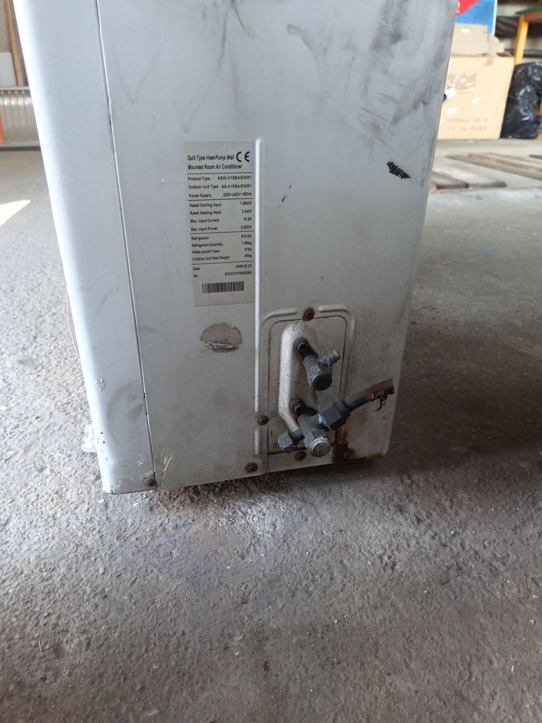 Klimatyzator split typu heat-pump