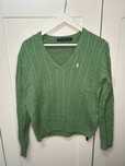 Ralph Lauren sweter damski zielony w serek L