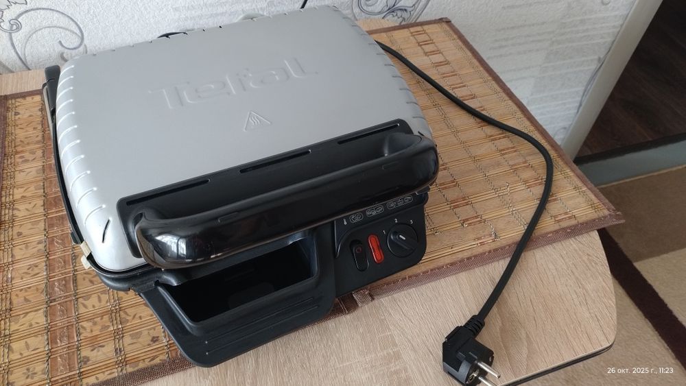 электрогриль Tefal G-03M + щипцы для барбекю