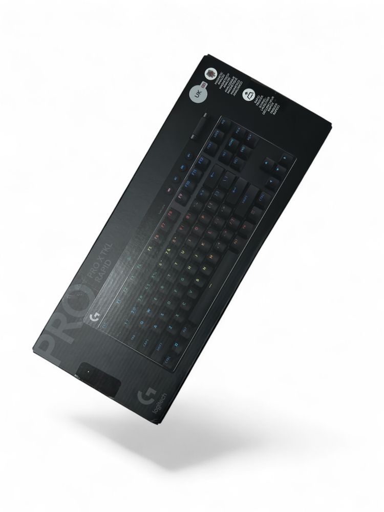 Logitech G PRO X TKL RAPID – Novo, selado, layout UK