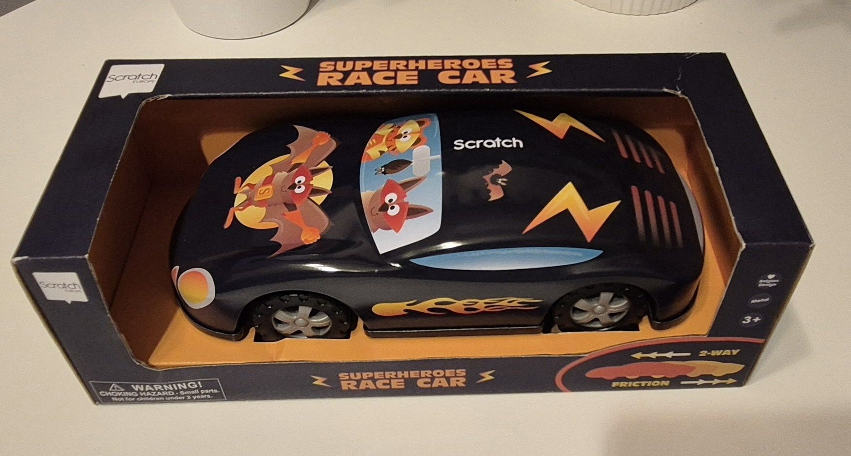 SCRATCH auto samochód metalowy superHero 3+