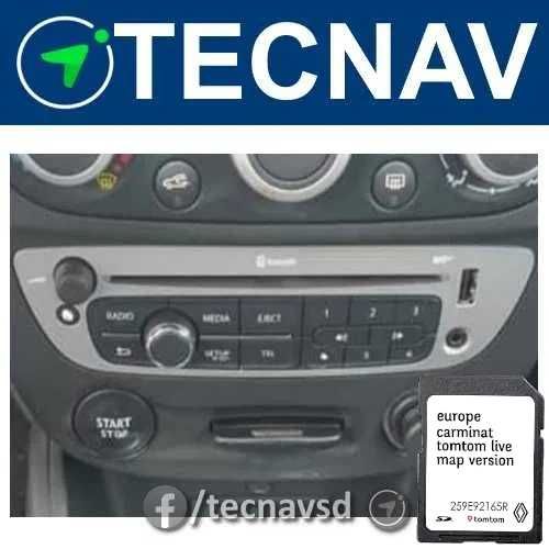 Cartão Renault SD TomTom Carminat Live (2024/2025)