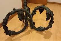 Base em ferro para mesa de centro