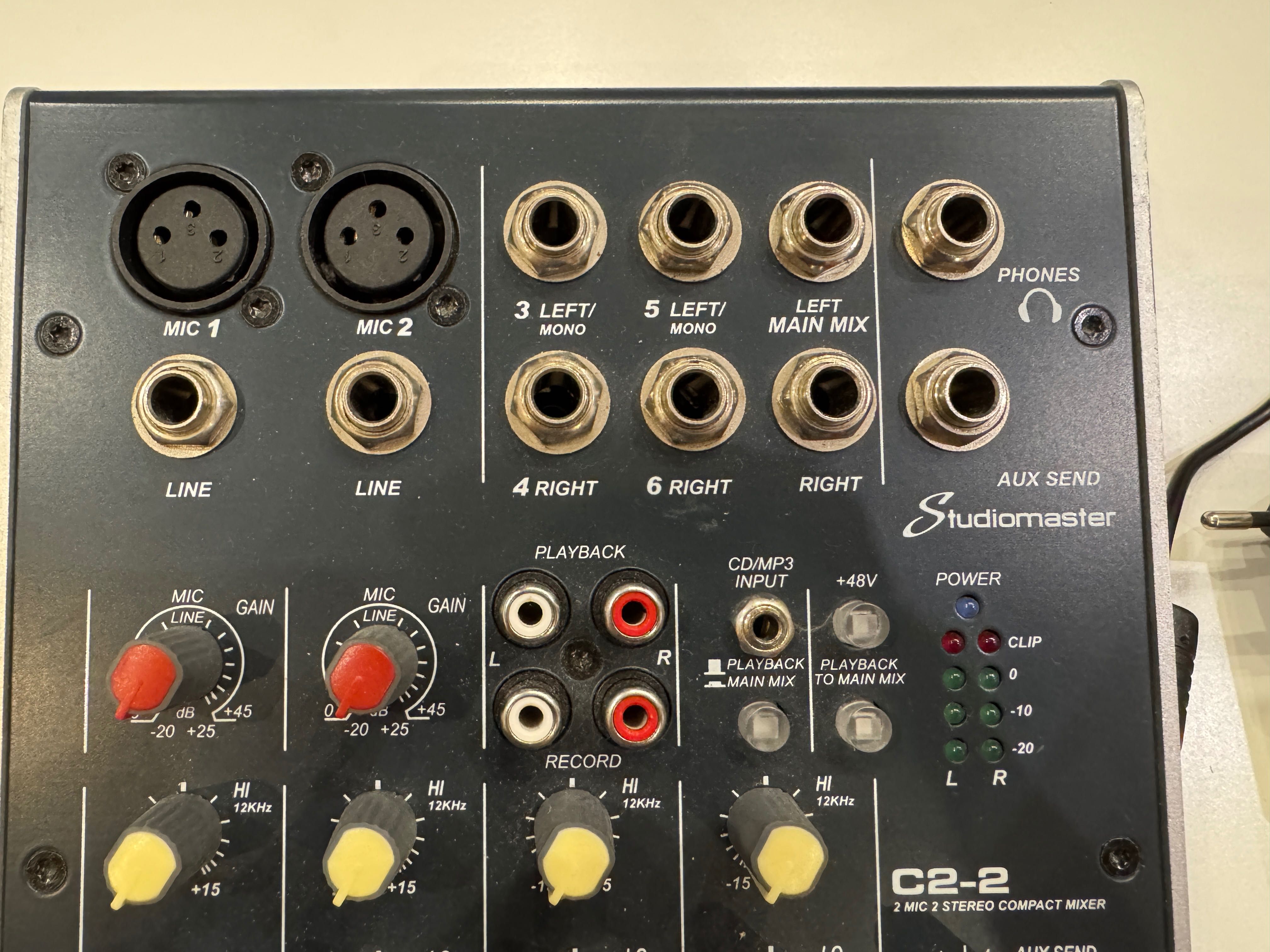 Mikser Studiomaster C2-2 stan idealny