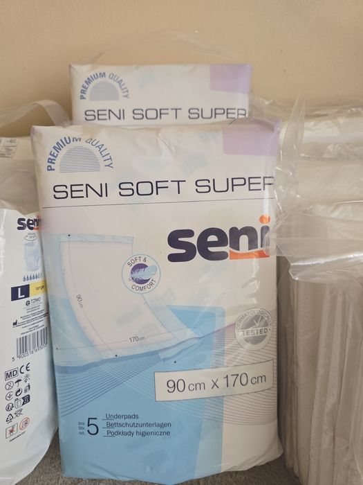 SENI pieluchomajtki L podkłady 90x170 100x230