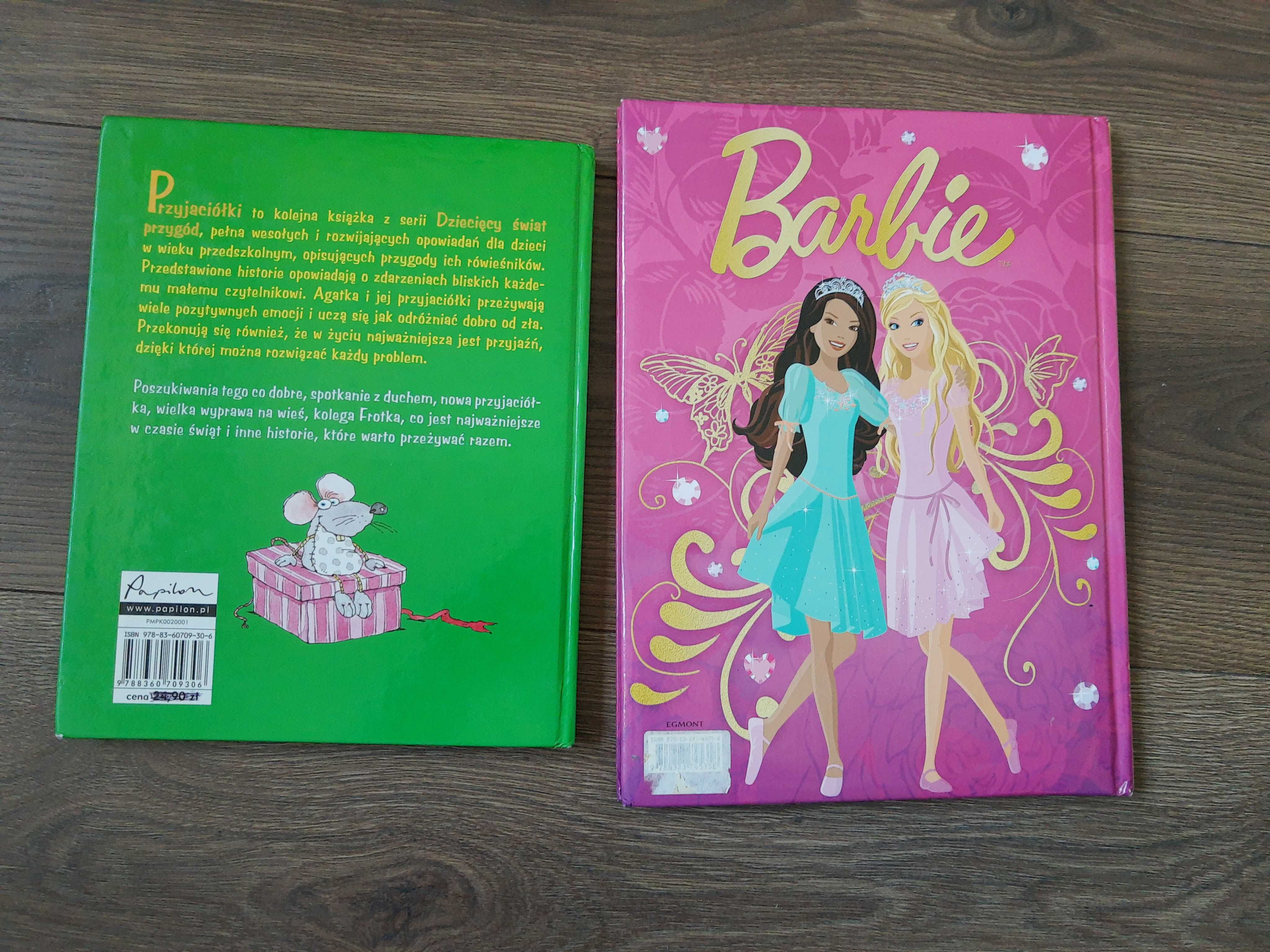 2x książki Przyjaciółki i Barbie