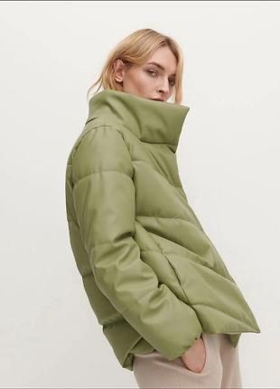 Куртка зимова еко шкіра Reserved