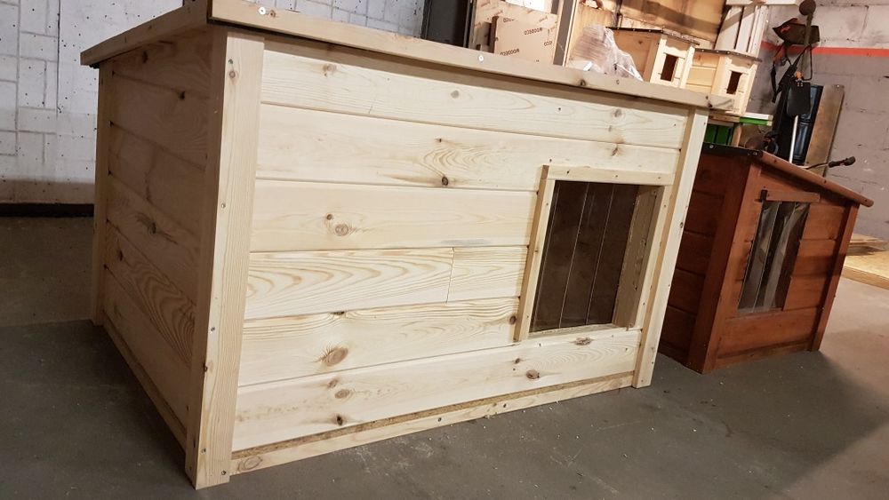 Buda dla psa ocieplona bardzo duża xxl