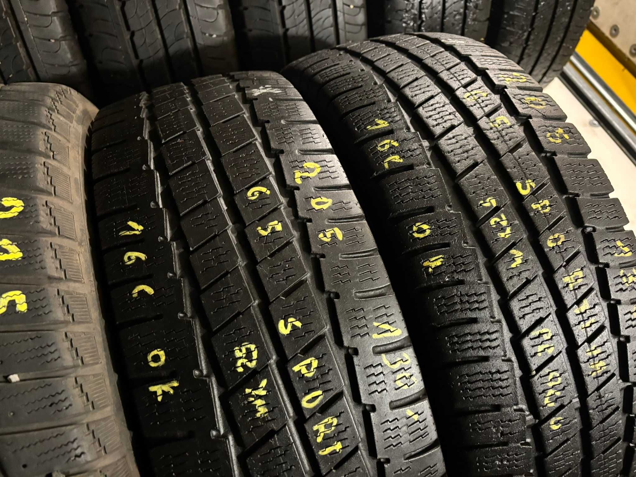 2X Opony Zimowe Bus 205/65R16C 107/105T SPORTIVA VAN SNOW 2 6.3MM Całe