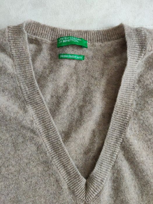 Кашемировый свитер Massimo Dutti джемпер шерсть меринос вовняний гольф