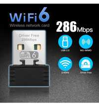 Wifi 6,/ 2 в 1, -Wifi 5 Bluetooth 5.0 Двухдіапазонний WIFI адаптор