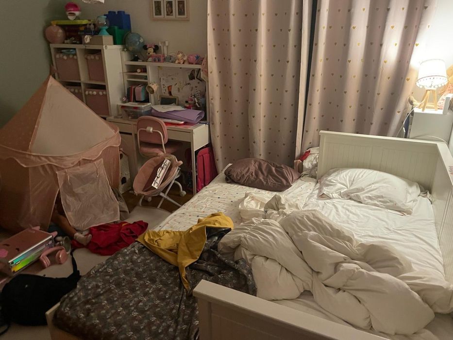 Conjunto de Cortinados para quarto de menina