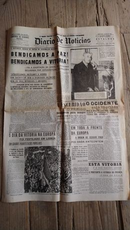 Diário de Notícias 09.05.1945 - Fim da 2 Guerra Mundial