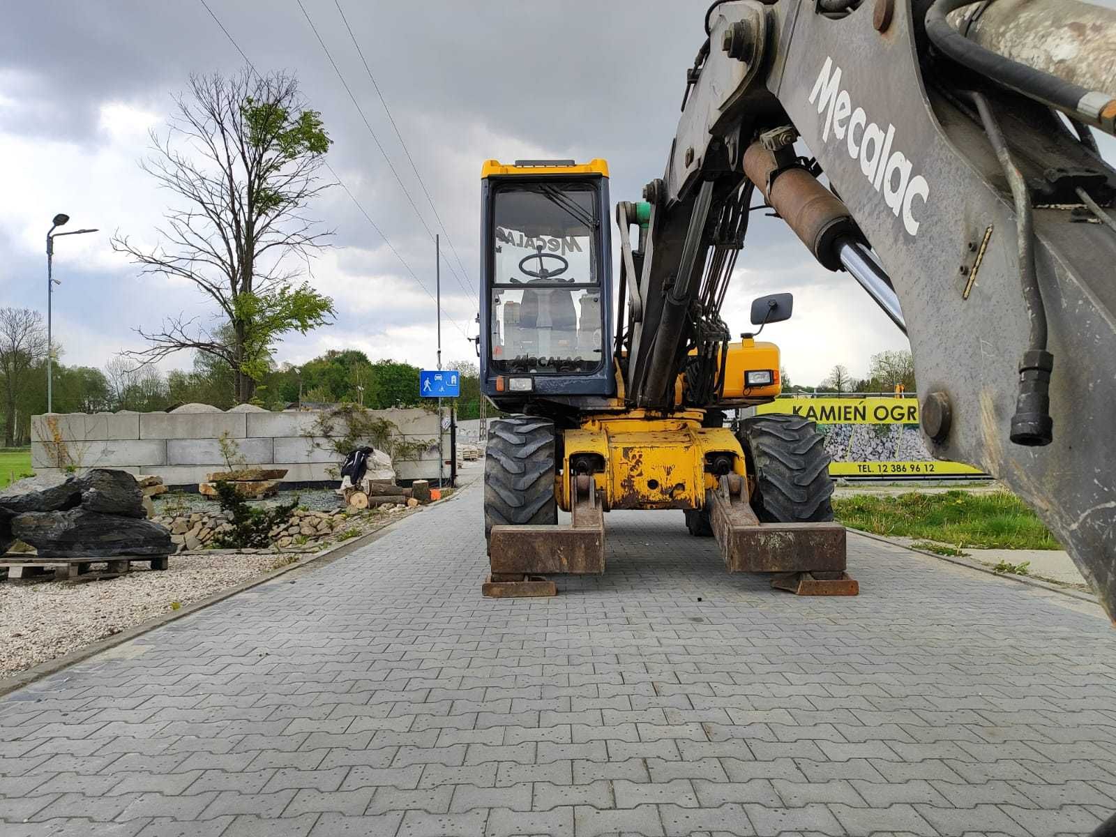 Mecalac 12MXT  koparka z komplet łyżek , Macalac obrotówka