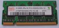 Модуль памяти DDR2 SO-DIMM Hynix 512МB, RAM PC2-5300S-555-12