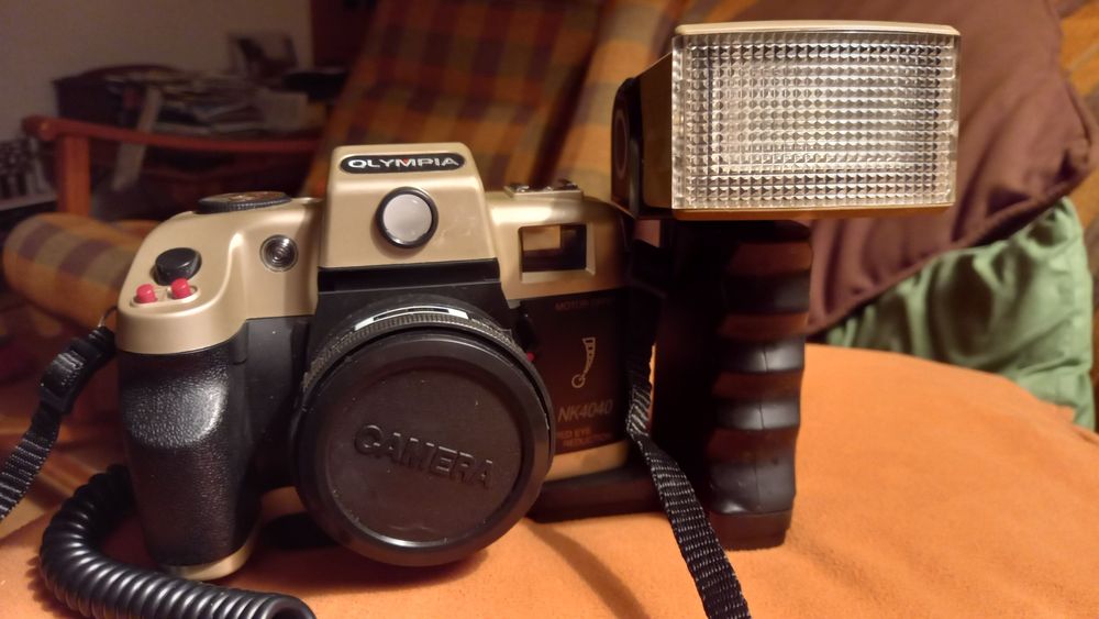 Máquina fotográfica analógica