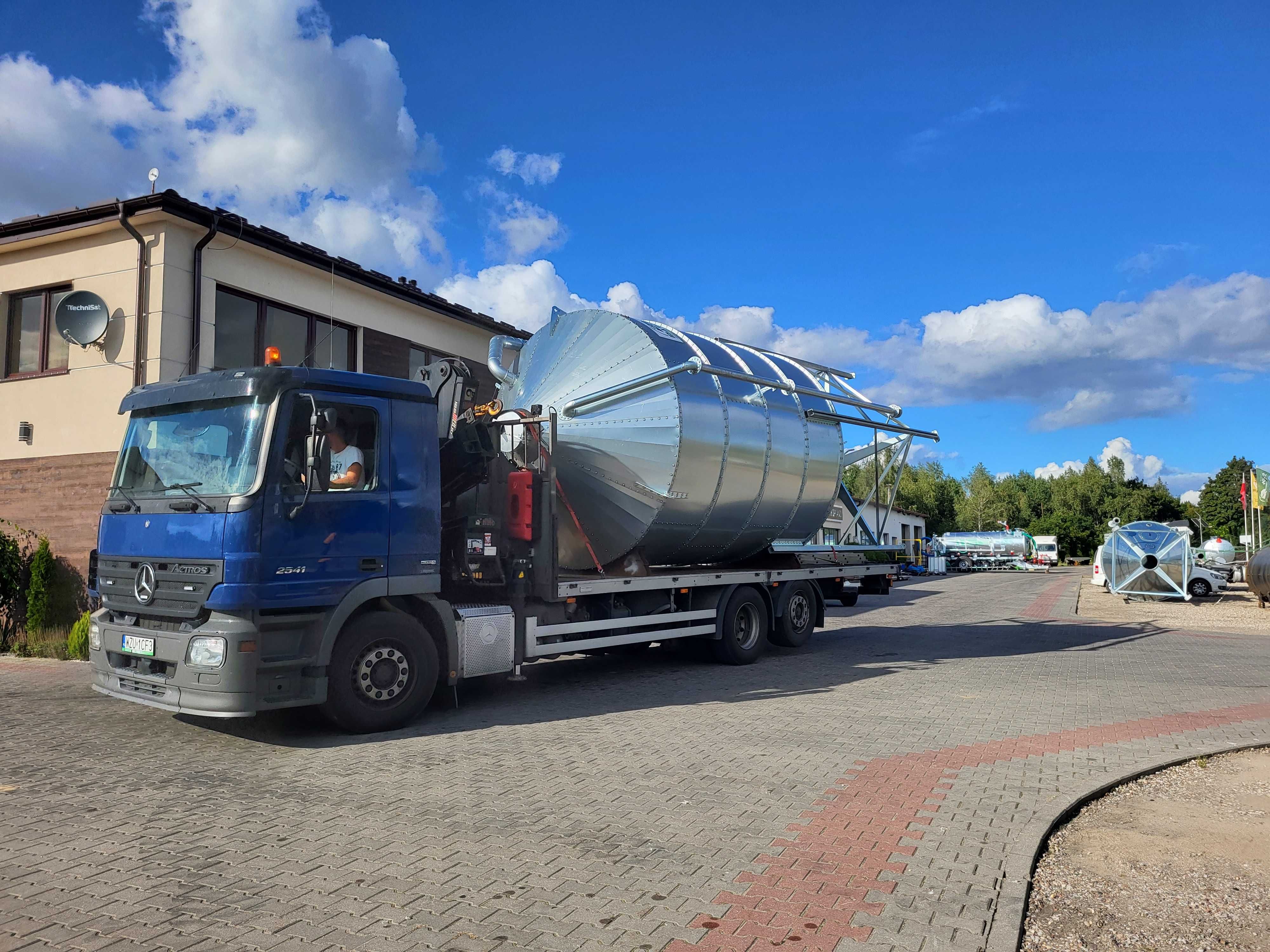 Silos 15 ton silosy zbiornik 20T 25T 30T 38T 2025 Dowóz montaż HDS