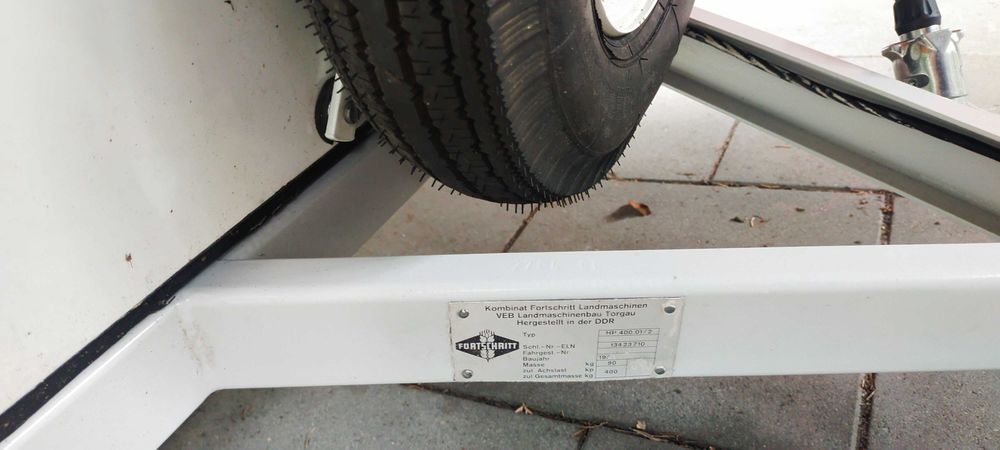 Przyczepka HP400 Fortschritt DDR.