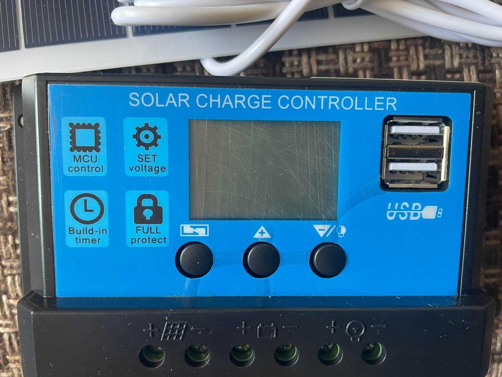 Комплект : контролер сонячної панелі та панель