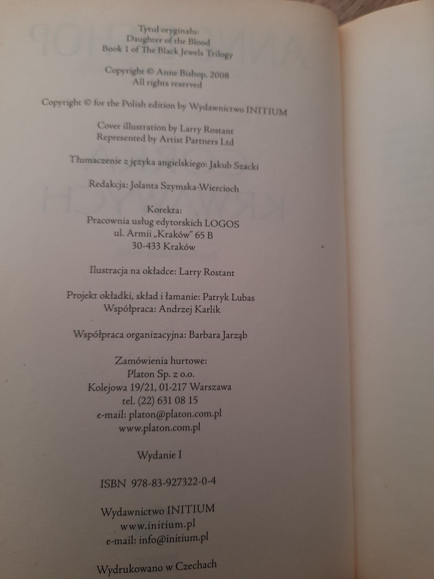 Książka "Córka Krwawych"
