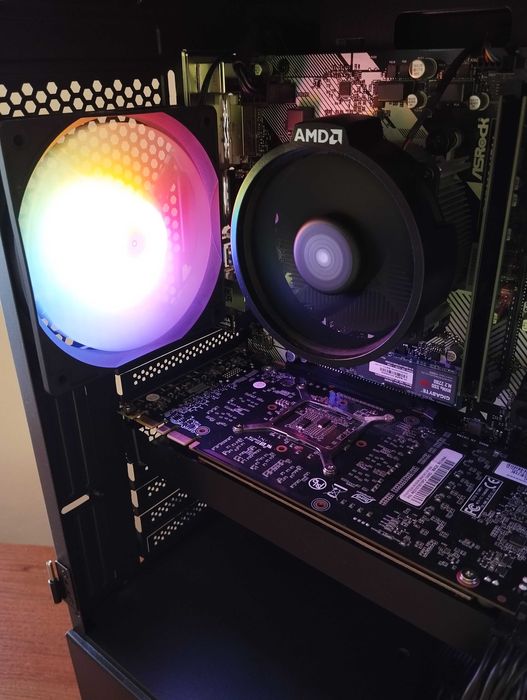 Komputer do gier gamingowy Ryzen 5 GTX DDR4 SSD Win 11