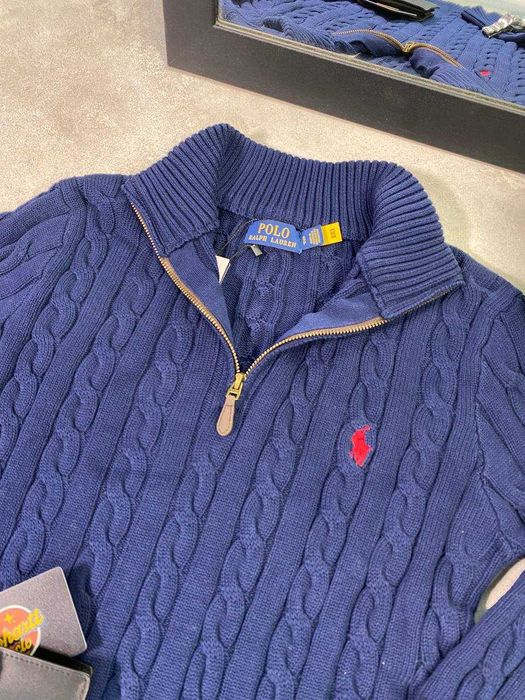 Светр полузамок Polo Ralph Luaren свитр поло ральф sweater напів зіпка