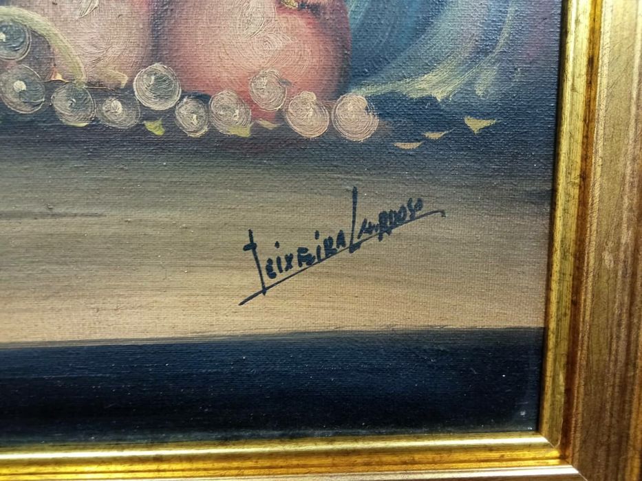 Quadro Pintura a Oleo de Teixeira Cardoso